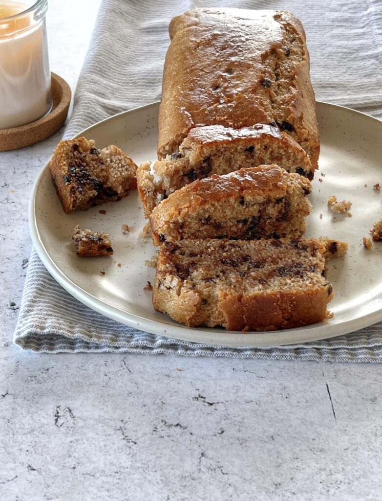 plumcake vegano cioccolato e cannella